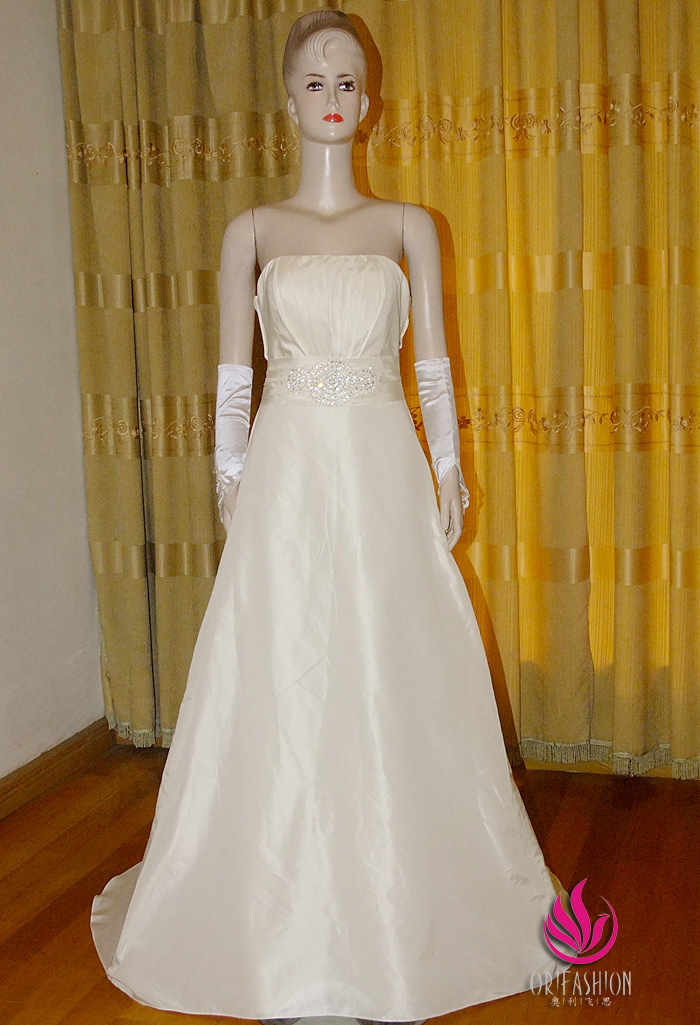 Orifashion HandmadeSimple Handmade Silk Taffeta Bridal - Click Image to Close